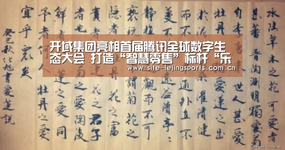 开域集团亮相首届腾讯全球数字生态大会 打造“智慧零售”标杆“乐竟app”(图1) 乐竟体育官网